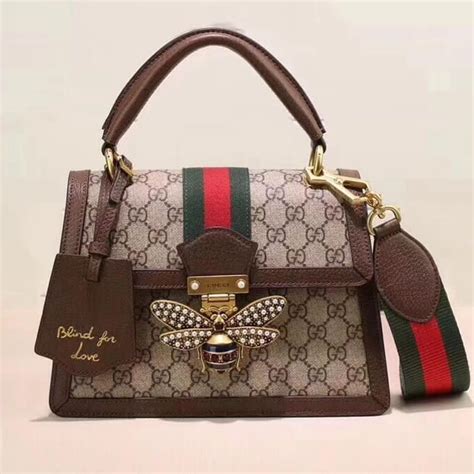 gucci queen margaret bag brown.